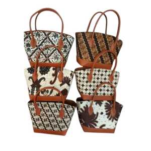 Tas Hand Bag Wanita Motif Batik / Tas Tangan Batik Wanita Motif Batik