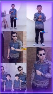 PROMO-BAJU BATIK COUPLE SERAGAM AYAH DAN ANAK MOTIF BANYUMILI TULIS-BATIK ANAK-JENGGOTSTORE CPB179\nPROMO-BAJU BATIK COUPLE SERAGAM AYAH DAN ANAK MOTIF INARA DENIM-BATIK ANAK-JENGGOTSTORE CPB169\nPROMO-BAJU BATIK COUPLE SERAGAM AYAH DAN ANAK MOTIF LINDUAJI NAVY-BATIK ANAK-JENGGOTSTORE CPB179