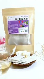 Trà túi lọc Cây Dừa Cạn túi zip 90g Tốt cho bệnh ung thư làm nâng cơ da và lọc máu dùng thông tiểu tiện lợi tiểu hỗ trợ trị huyết áp cao trị vấn đề tiêu hóa kém và lỵ (cấp và mãn tính)...