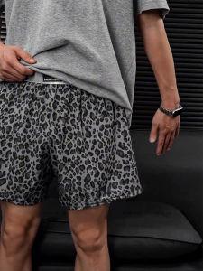 American Style Ice Silk Cool Feeling Mens Summer Loose Casual Thin Short Pants Leisure Straight Leg Pants Quick Dry Elastic