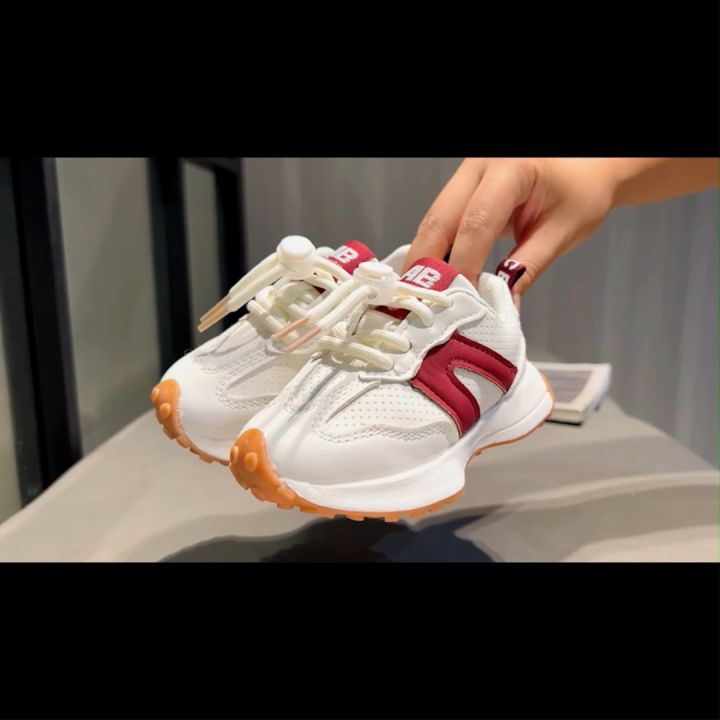 SENMA White Shoes For Kids Girls Rubber Shoes Boys Korean Sneakers
