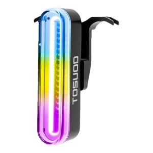 TOSUOD | Remote Control Multicolor Bicycle Tail Light with Brake Sensing