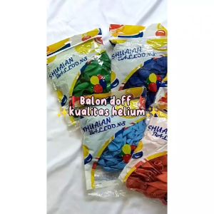 SATUAN Balon Latex Doff Pesta Grosir 12 Inch