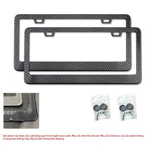 Đa Năng 2 Chiếc Biển Số Xe Ô Tô Khung 32Cm X 16Cm Hợp Kim Nhôm Biển Số Có Vít Gắn Ngoại Thất Ô Tô Phụ Kiện