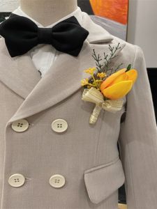 ชุดสูทเด็กชาย ชุดราตรี ชุดคลุมศีรษะ ชุดกี่เพ้า 3 ชิ้น วันเกิด 1 ปี ฤดูใบไม้ร่วง/ฤดูหนาว เสื้อผ้าเด็กชาย