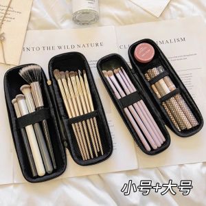 Japanese Style Makeup Brush Storage Bag Large Capacity Womens Portable 2024 New Arrival Travel Eye Shadow Brush Brush Brush