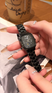 Sunlifex Jam Tangan Wanita Original Kalender Kasual Korean Style Tali Paduan Jam Tangan Cewek B006