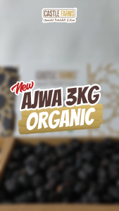 Castle Farms - Kurma Ajwa Organik Premium 3Kg | Kurma Ajwa Madinah