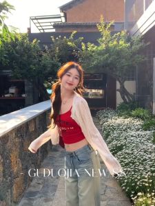 Luna Shop👚 เสื้อกั๊กสตรี เสื้อชั้นในสตรี🎉 สไตล์สาวฮอตอเมริกันเสื้อกั๊กพิมพ์ลายตัวอักษรฤดูร้อนเซ็กซี่สำหรับผู้หญิง