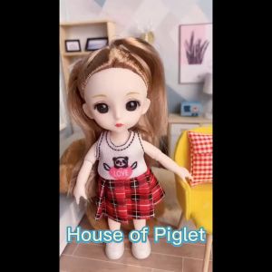 3 pcs Princess Doll Girl for girls Mini Doll Dressed Up for Child Birthday Christmas Gift