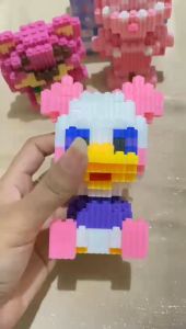 Mainan Edukasi Anak Balok Susun 3D Puzzle Nano Block Disney Marvel Sup