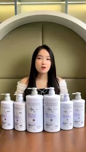 Dầu Gội Xả Phục Hồi Suôn Mượt ELVAWELL Tím 500ML - 1000ML