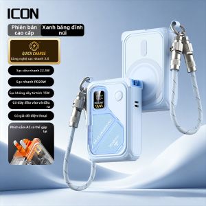Icon | Pin Sạc Dự Phòng Nạp Nhanh 20000mAh Được Phép Mang Lên Máy Bay Có Chứng Nhận 3C
