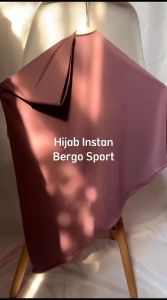 BERGO HAMIDAH /  HIJAB BERGO SPORT / KERUDUNG BERGO PET