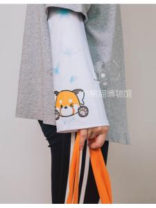 Adult Summer Cartoon Ice Silk Sleeve High Elasticity Sun Protection Bell Sleeve Cover Original Museum Panda Design