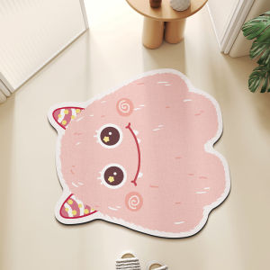 Meisda Bathroom Entrance Mat Water Absorbent Anti Slip Soft Home Floor Mat Toilet Door Threshold Rug Comfortable Foot Pad