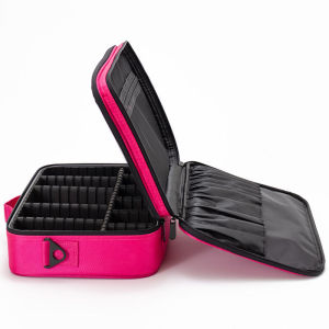 Professional Portable Double Shoulder Partition Large Capacity Multi-Layer Makeup Artist Makeup Tattoo Embroidery Nail Beauty Toolbox Cosmetic Case