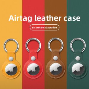 KASHINUO | Protective Case for AirTag Leather & Silicone Keychain Bracelet Full Coverage Cute Pet Dog Cat Collar Child Card Case Anti-Loss Device
