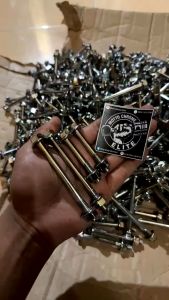 [CHROME PREMIUM] ORIGINAL BAUT PANGKON MESIN TIGER TIREV TIGER LAMA TILAS 4PCS SUDAH CHROME