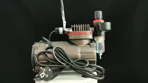 100-250V Professional Gravity Feed Dual Action Airbrush Air Compressor Kit Air Brush Nail Tool Set