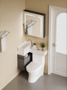 NIUNAISI | Space-saving Toilet and Sink Combo Unit
