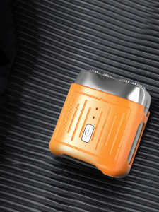 เครื่องโกนไฟฟ้าแบบพกพาสำหรับผู้ชาย ชาร์จเร็ว 2 หัว ชาร์จไฟแบบแม่เหล็ก 90 นาที ช่องเสียบไฟฟ้าแบบอเนกประสงค์