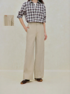 INMAN | High Waist Slim Loose Straight Trousers