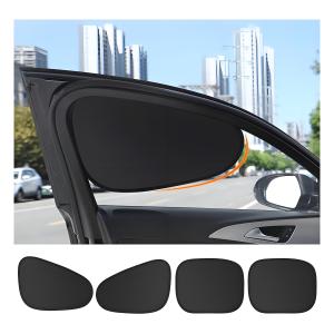 New Electrostatic Sun Visor for Car Side Window 4-Layer Sun Shade Curtains Anti-Glare UV-Blocker Auto Internal Blocker 99.9% UV