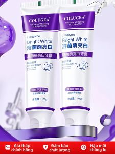 Kem Đánh Răng Trắng Sáng Enzyme Lysozyme Cho Người Lớn Loại Bỏ Vàng Hôi Miệng Tẩy Trắng Chống Sâu Răng Hương Hoa