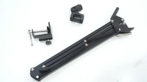 Pengiriman Jakarta TaffSTUDIO Arm Stand Suspensi Mikrofon Scissor Lazypod Aluminium - NB-35