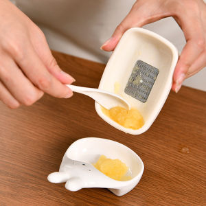 Yolanda ถ้วยบดกระเทียม เครื่องบดกระเทียมขิง สับละเอียดสุดๆ garlic press