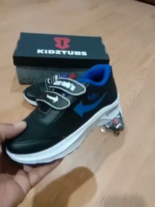 KIDZTUBS: Sepatu Sekolah Anak Laki-laki Warna Hitam Murah