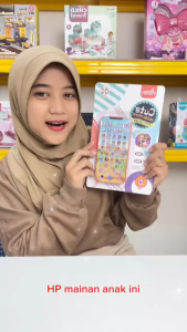 Mainan Anak CUTE MOBILE PHONE STORY MACHINE BTC-3010 Mainan Telephone Touch Screen Suara Edukasi Anak Mainan Anak Perempuan - Mainan Anak Laki Laki