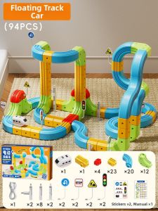 BABYSHOME | Anti-gravity Magnetic-like Train Building Blocks Educational Toy