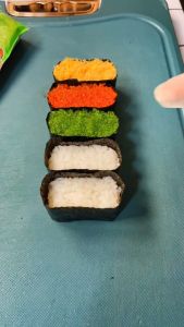 Cetakan Nasi Sushi 5 in 1 Onigiri Sushi Maker Set Roll Cetakan Lemper Cetakan Sushi Kotak Ala Jepang