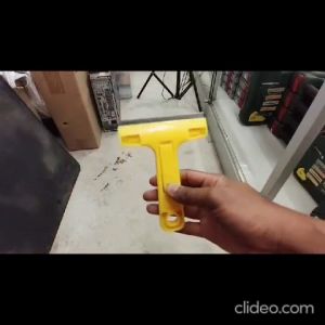 CN QDJ Portable Cleaning Scraper 100MM 4 + FREE 3PCS Blade - For Metal Glass Wood Plastic Concrete Flooring