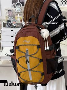 กระเป๋าเป้สะพายหลังกันน้ำสำหรับเดินป่า กระเป๋าใส่คอมพิวเตอร์ความจุขนาดใหญ่ กระเป๋าสะพายไหล่แบบลำลองสำหรับนักเรียน