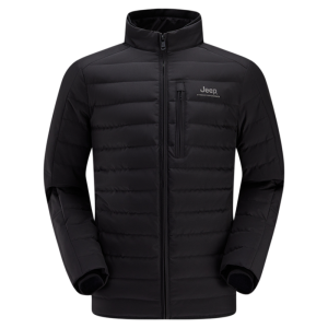 Jeep | Jeep Official Down Jacket Lightweight Short Outdoor Mens Spring Fleece Warm Stand Collar Breathable Windproof Waterproof