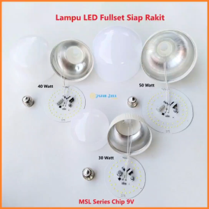 Paket Lampu LED Siap Rakit 30 40 50 60 Watt MSL Series Full Set Tinggal Rakit