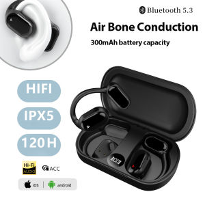 ♥ SFREE Shipping ♥ XG33 Bluetooth Headset Air Conduction TWS Earphone Bluetooth Headphones Non Ear Wireless Dual Ear ENC Noise Reduction Motion Bone Conduction Concept