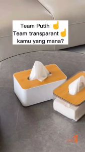 Be Simple Kotak Tissue Murah Estetik Minimalis | Kotak Tisu Transparan | Kotak Tisu Kamar Mandi Toilet | Kotak Tisu Aesthetic