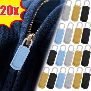[Giao hàng 24H] 10/20 chiếc đầu khóa kéo trượt bằng kim loại cao su bền kéo khóa kéo có thể tháo rời đầu áo khoác quần áo đa năng cặp đi học hành lý Đầu khóa dây kéo thay thế nhà không Bộ dụng cụ chung