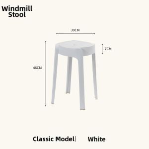 MEISITEKEKE | Reinforced Folding Windmill Chair High Stool