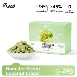 Yee | Hamster Snacks Coconut Freeze-Dried Dental Health High in Dietary Fiber and Protein