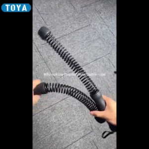 Full Body Training Soft Rubber Ropeless Rope Non Slip Handle Flexible Spring Arm Strength Expander