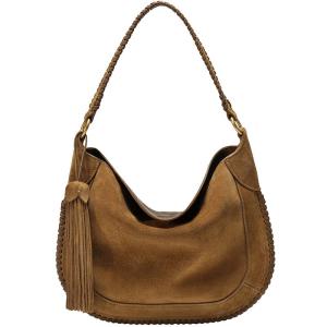 Belle | Womens Winter Suede Fringe Crossbody Bag Small