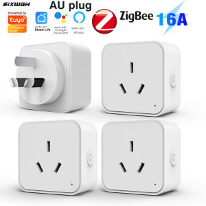 Tuya Zigbee 3.0 AU Standard Smart Plug NZ Timer Socket with Energy Monitoring Works with Smart Life App Alexa & Google