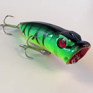 Proberos 6.5cm/12g Topwater Popper Fishing Lure 5 Màu Sắc Nhân Tạo Cứng Cáp Với 6 Màu Sắc # Móc Câu - Dụng Cụ Câu Cá Bằng Nhựa Dùng Cho Câu Cá Biển Sông Và Hồ
