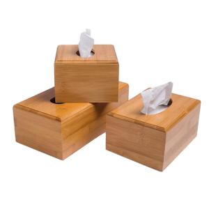 Creative Bamboo Wood Tissue Box: Simple Design & Living Room Drawer Style
