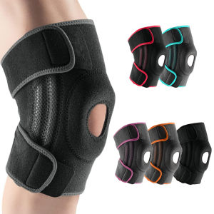 Buzesty ELITE Knee Brace With Side Stabilizers & Patella Gel Pads For Maximum Knee Pain Support And Fast Recovery For Men And Women One Size Fits All